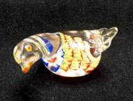 1 Pisapapeles en cristal de Murano. Pato